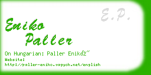eniko paller business card